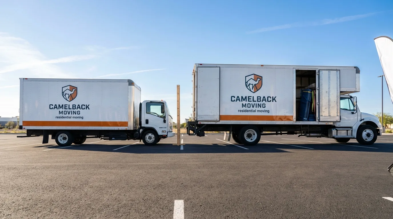 Moving truck size capacity guide in Bryn Mawr